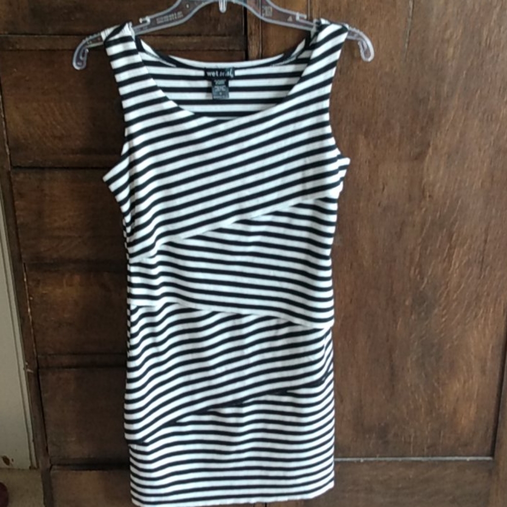 Black and white dress